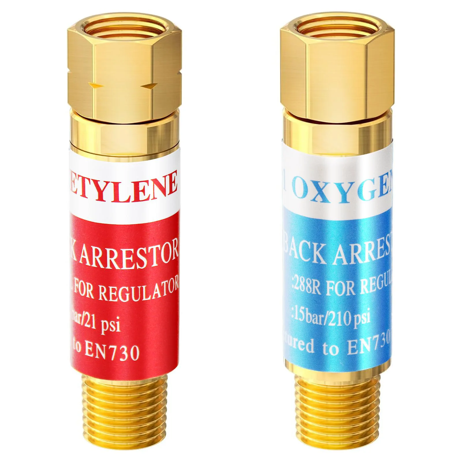 Flashback Arrestors for Oxygen and Acetylene