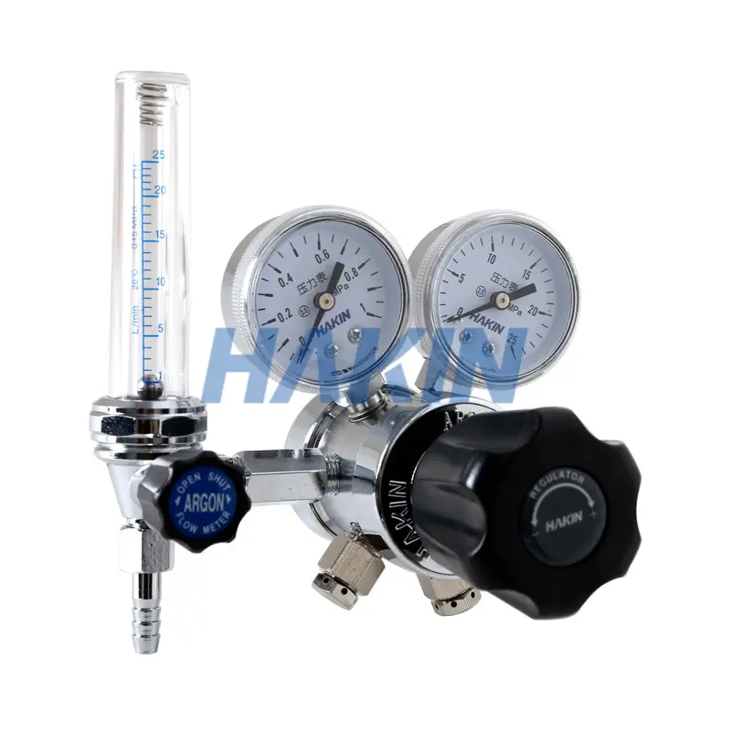 Double-Stage Regulator with Flow Meter